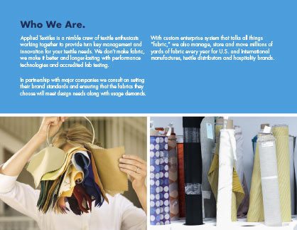 Applied Textiles | Corporate Brochure